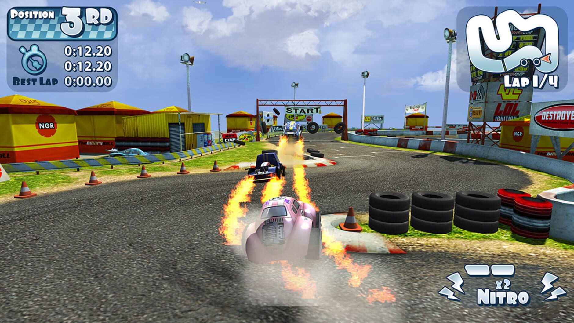 Screenshot for Mini Motor Racing X