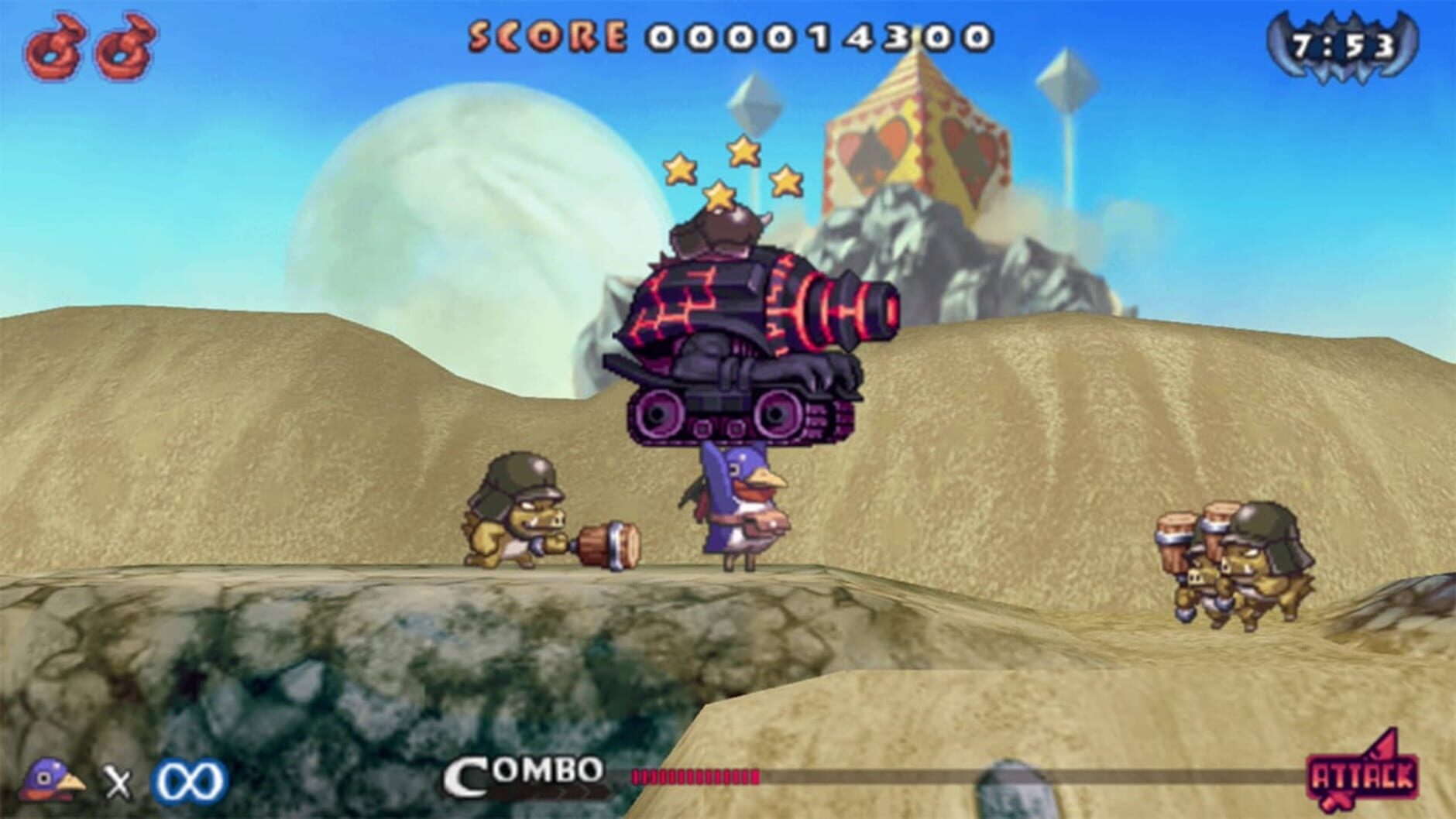 Screenshot for Prinny 2: Dawn of Operation Panties, Dood!