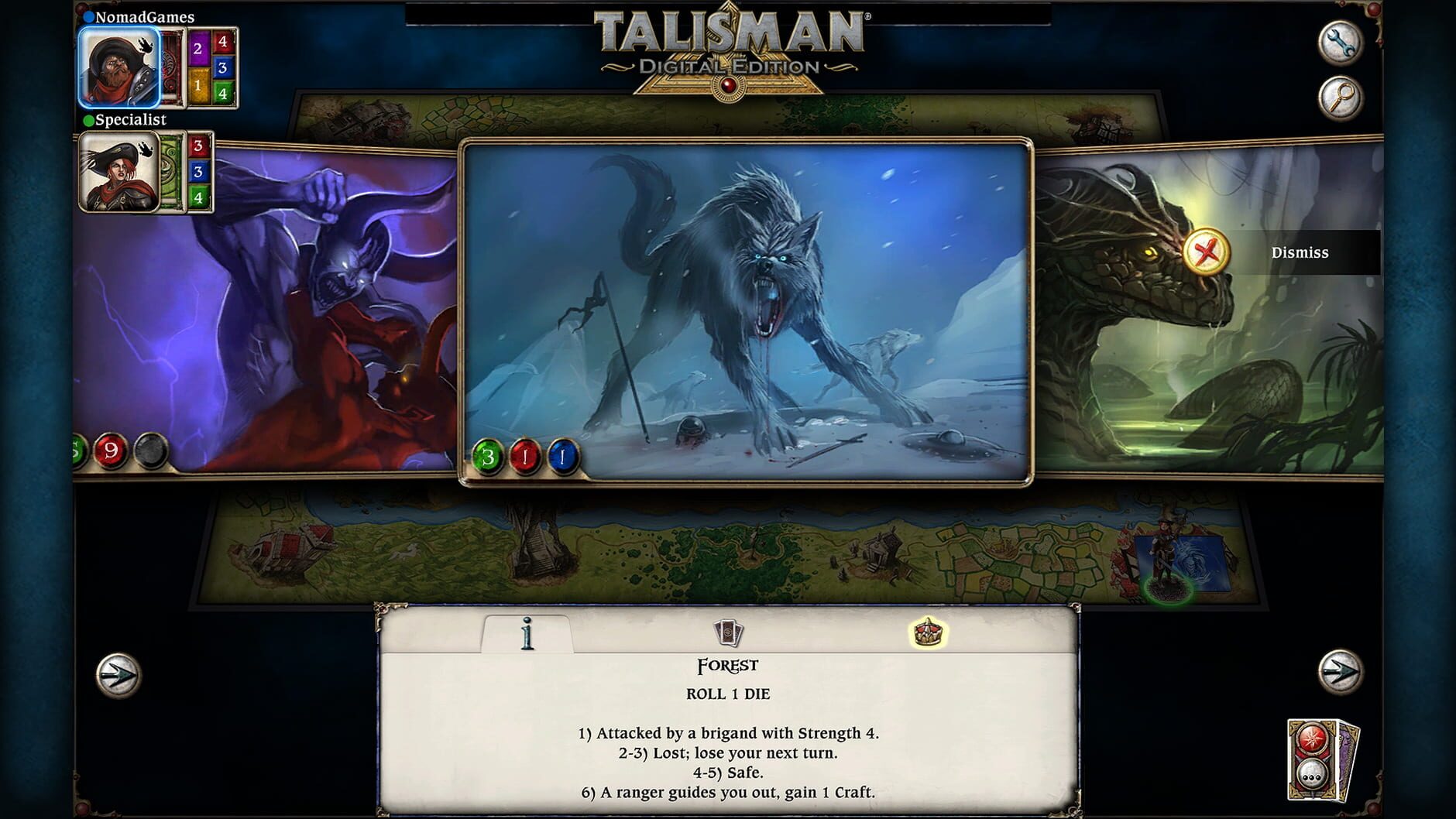Screenshot for Talisman: The Ancient Beasts