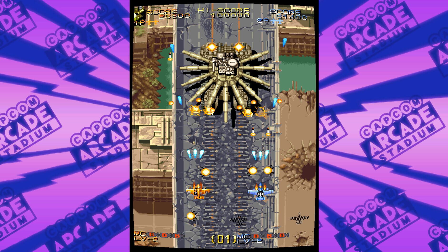Screenshot for Capcom Arcade Stadium: Varth - Operation Thunderstorm