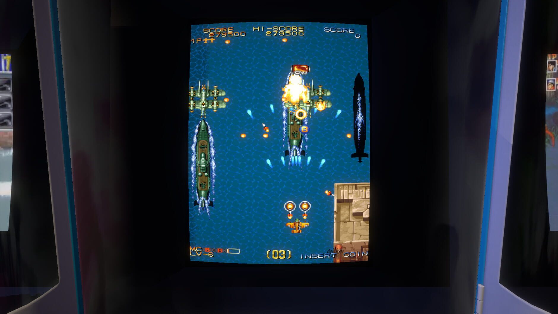 Screenshot for Capcom Arcade Stadium: Varth - Operation Thunderstorm