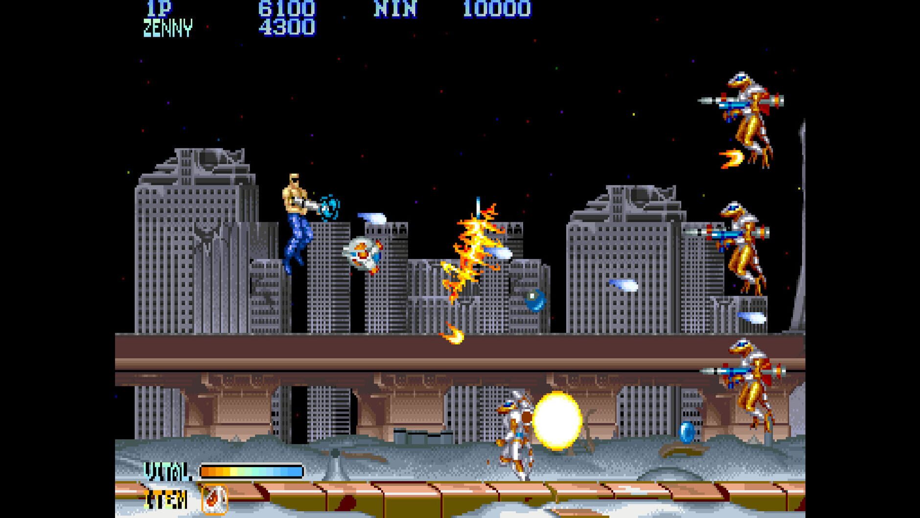 Screenshot for Capcom Arcade Stadium: Forgotten Worlds