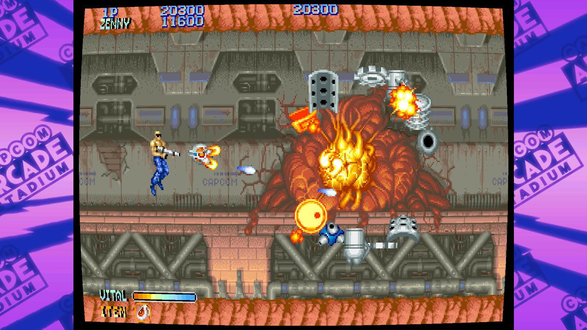 Screenshot for Capcom Arcade Stadium: Forgotten Worlds