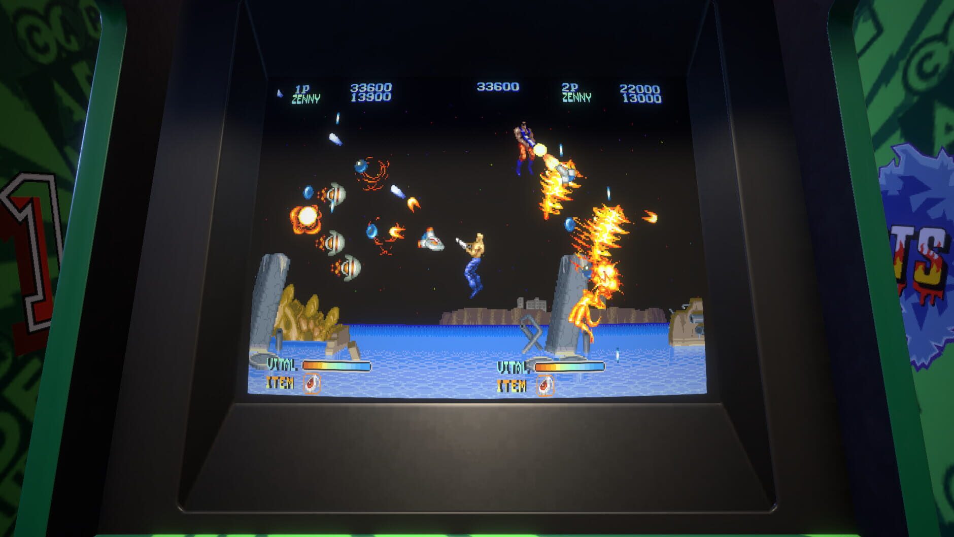 Screenshot for Capcom Arcade Stadium: Forgotten Worlds
