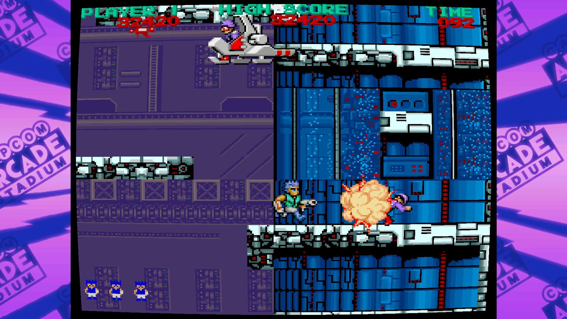 Screenshot for Capcom Arcade Stadium: Bionic Commando