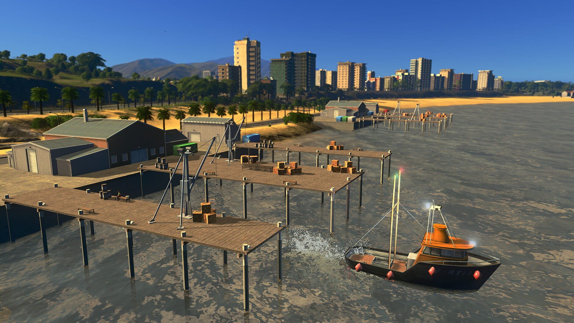 Screenshot for Cities: Skylines - Sunset Harbor