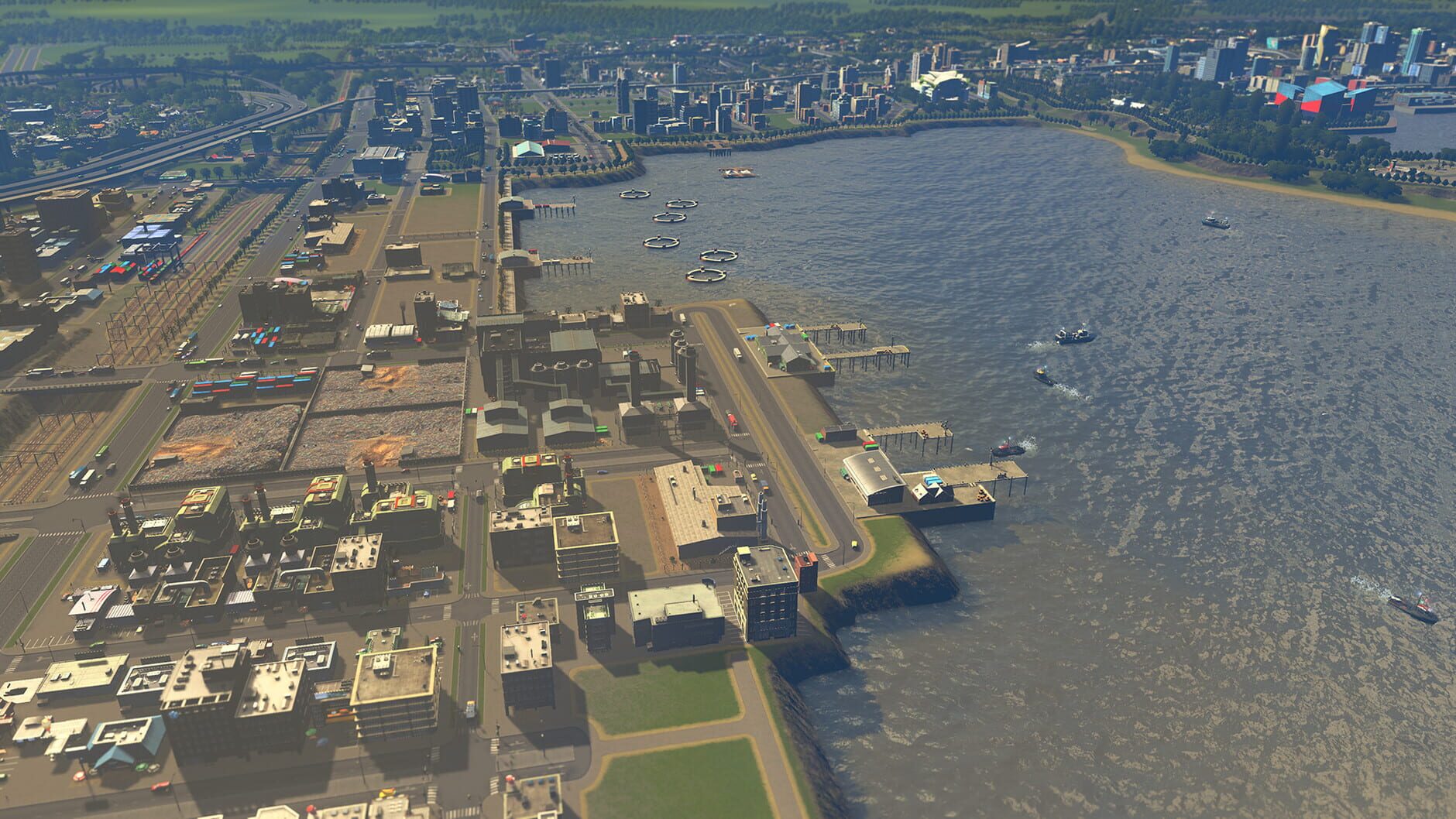 Screenshot for Cities: Skylines - Sunset Harbor
