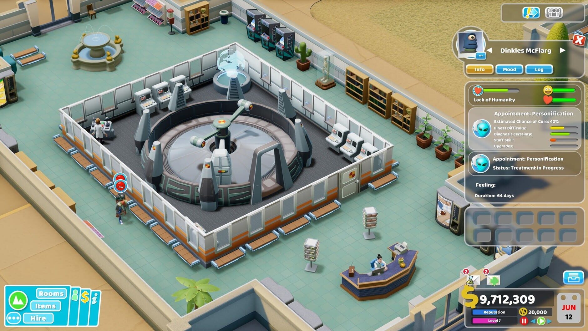 Screenshot for Two Point Hospital: Close Encounters