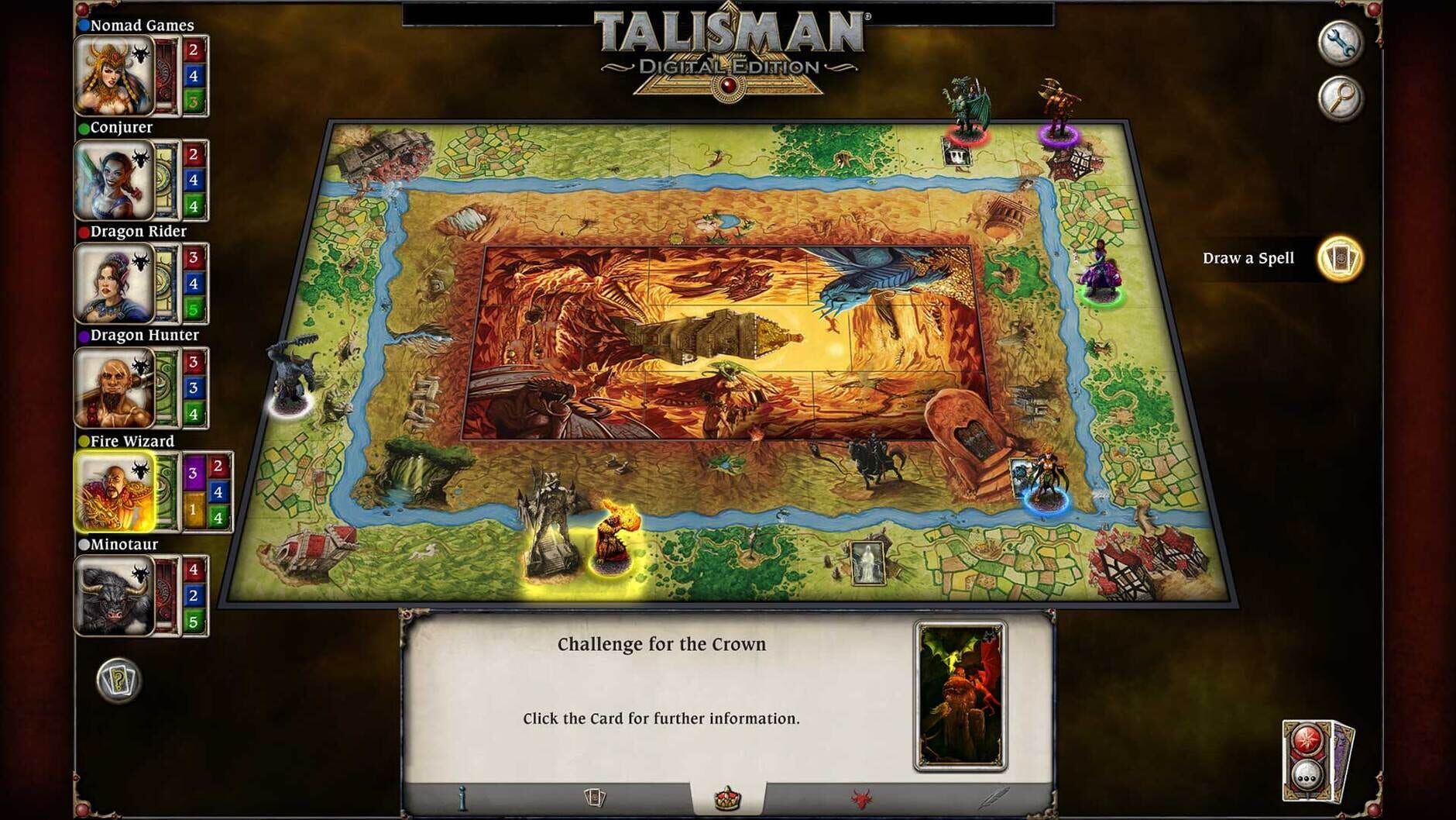 Screenshot for Talisman: The Dragon