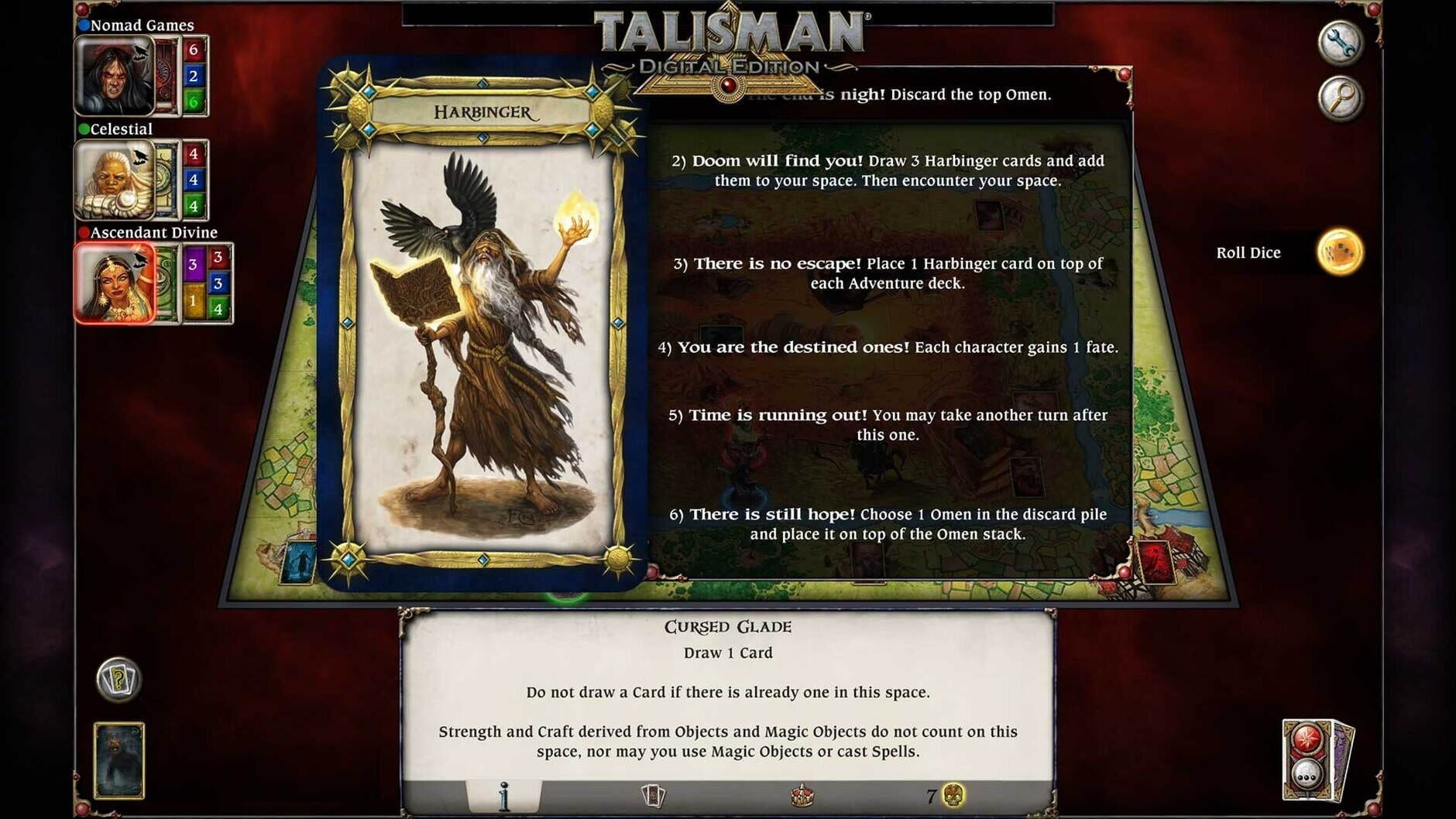 Screenshot for Talisman: The Harbinger