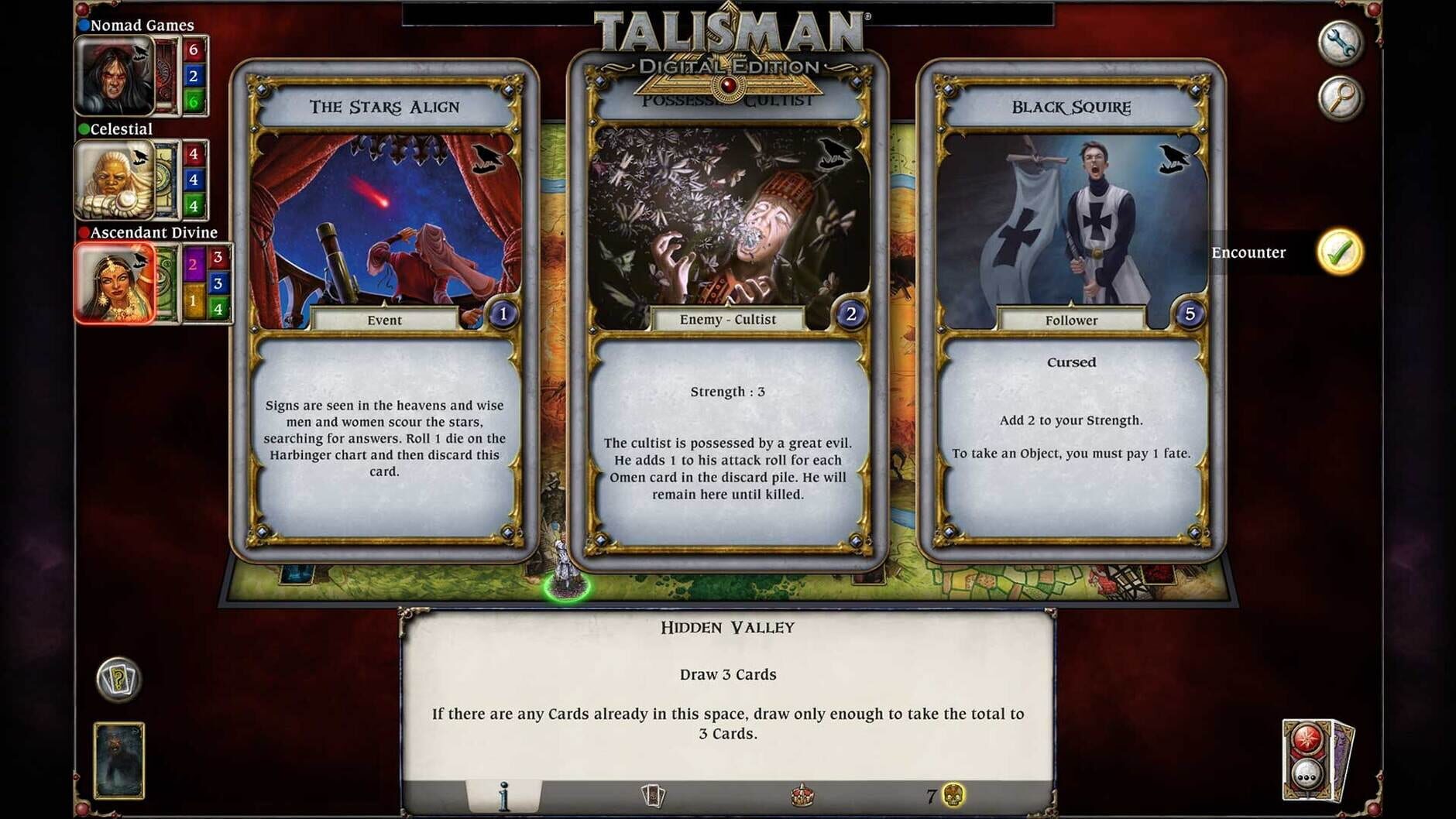 Screenshot for Talisman: The Harbinger