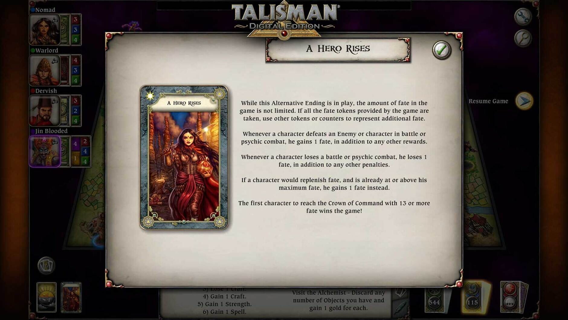 Screenshot for Talisman: The Firelands