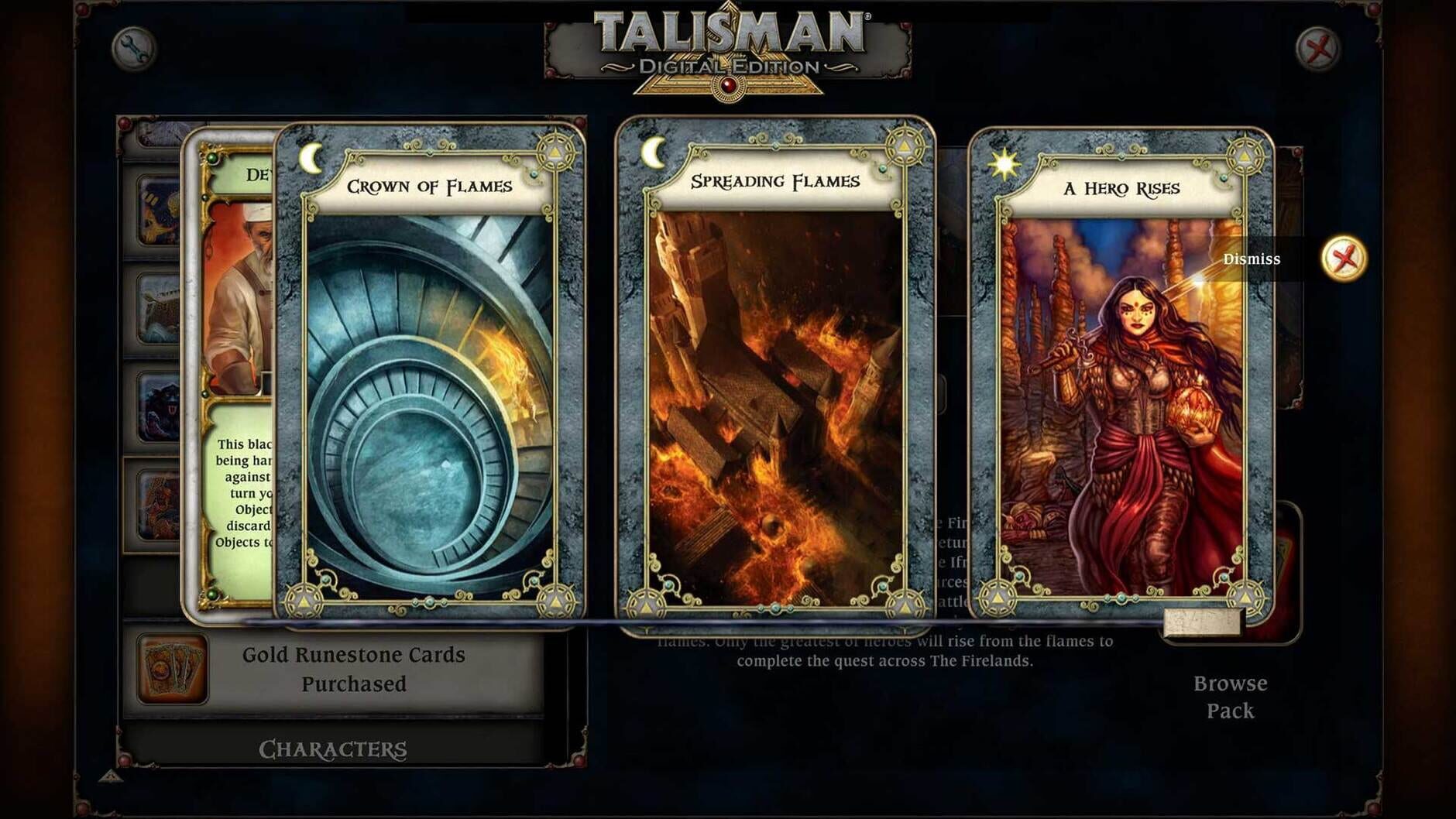 Screenshot for Talisman: The Firelands