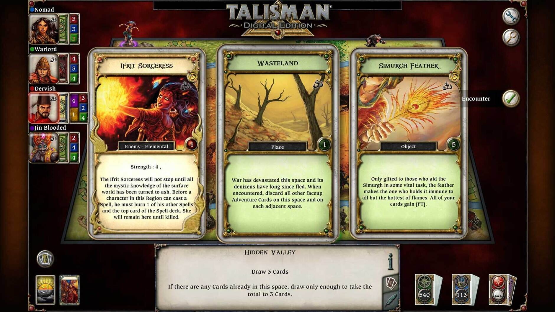 Screenshot for Talisman: The Firelands