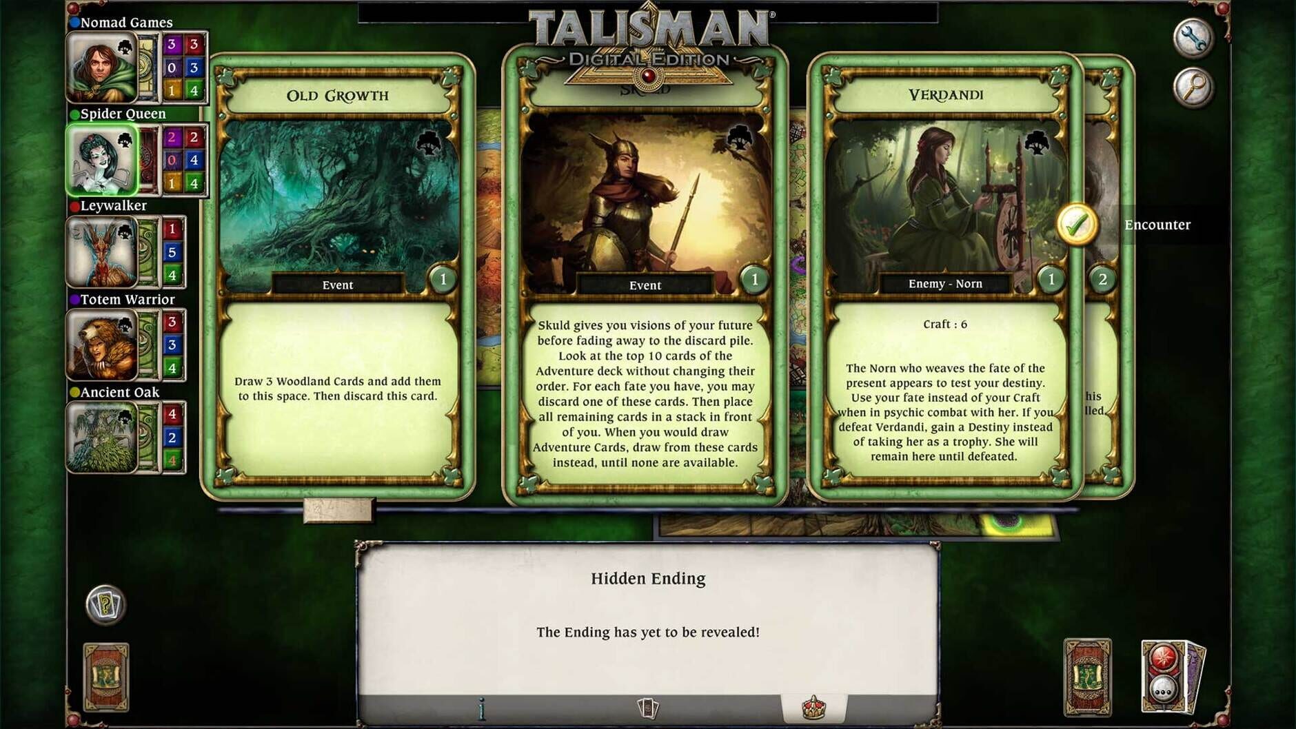 Screenshot for Talisman: The Woodland