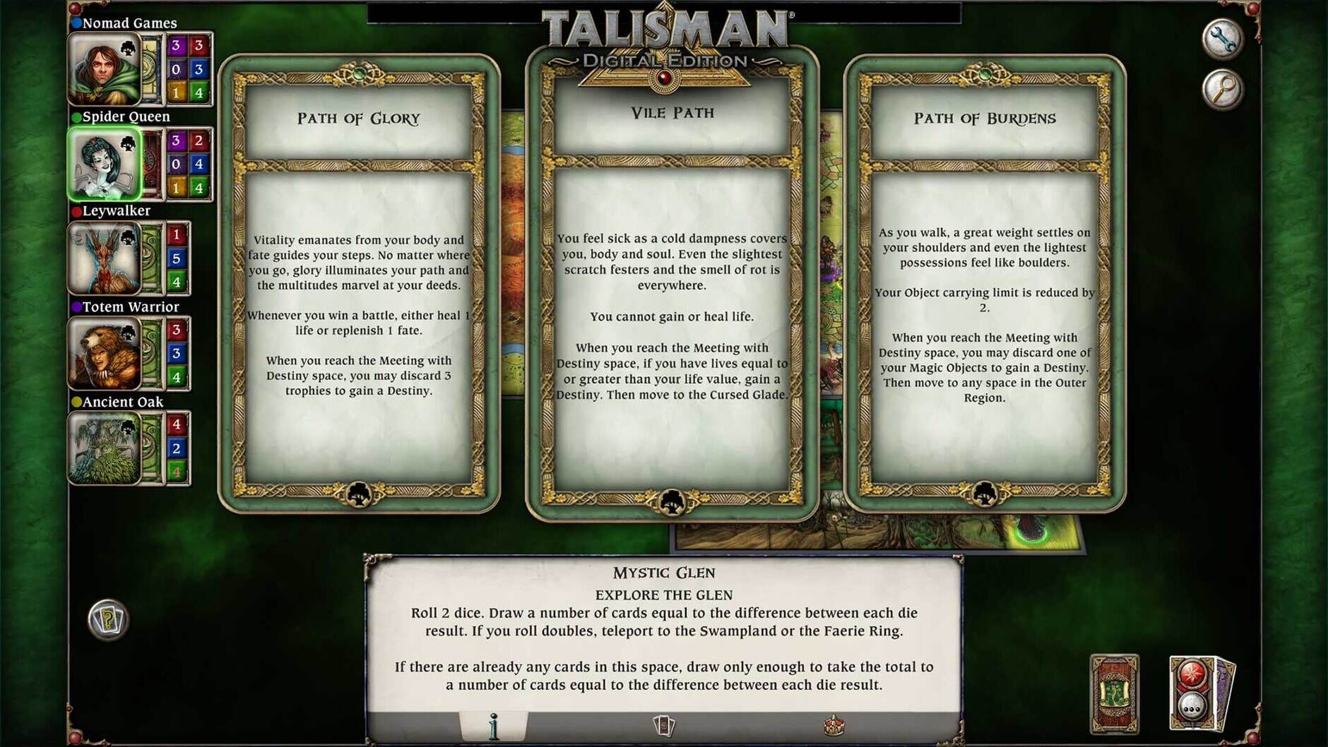 Screenshot for Talisman: The Woodland