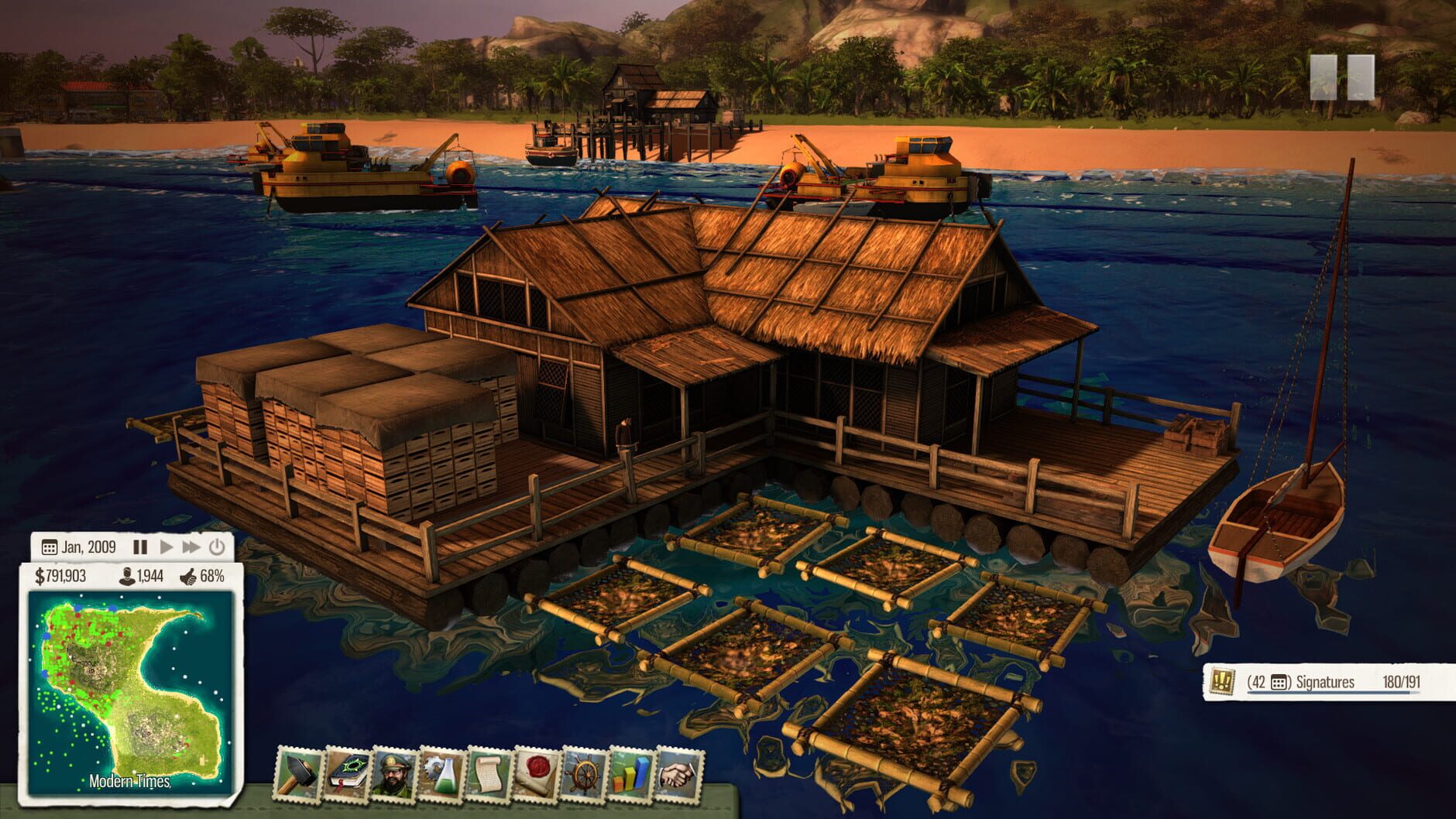 Screenshot for Tropico 5: Waterborne