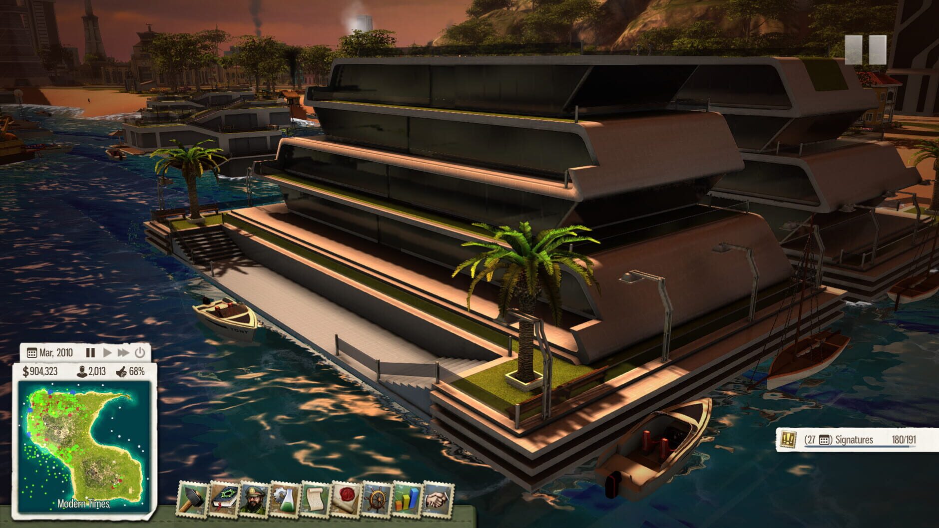 Screenshot for Tropico 5: Waterborne