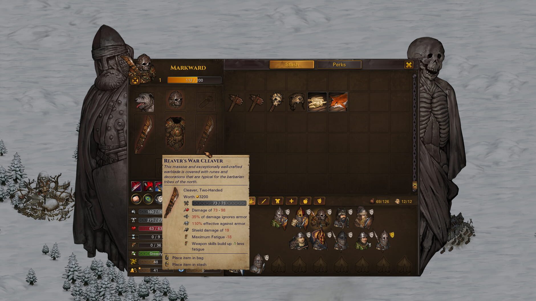 Screenshot for Battle Brothers: Warriors of the North