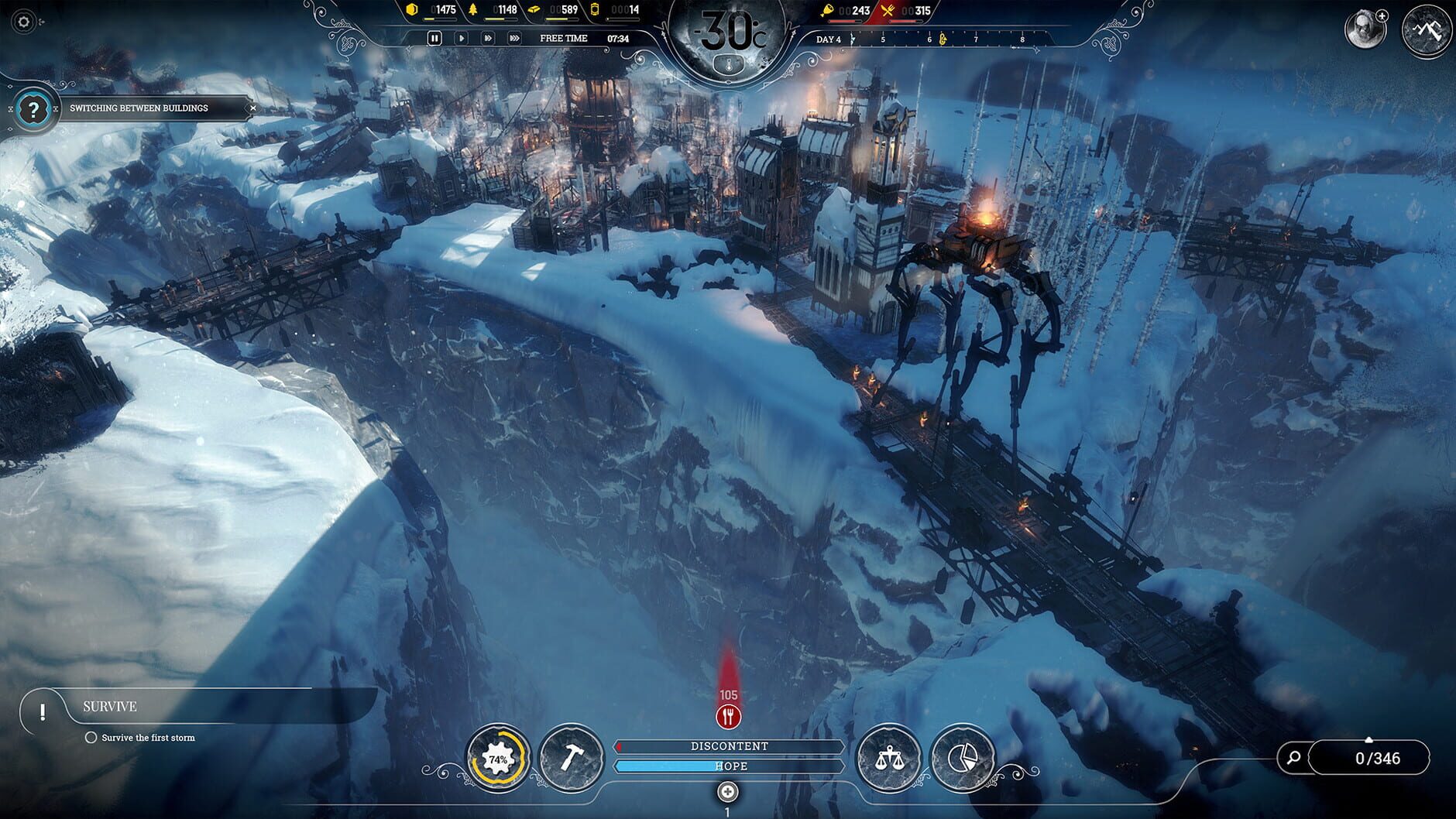 Screenshot for Frostpunk: The Rifts