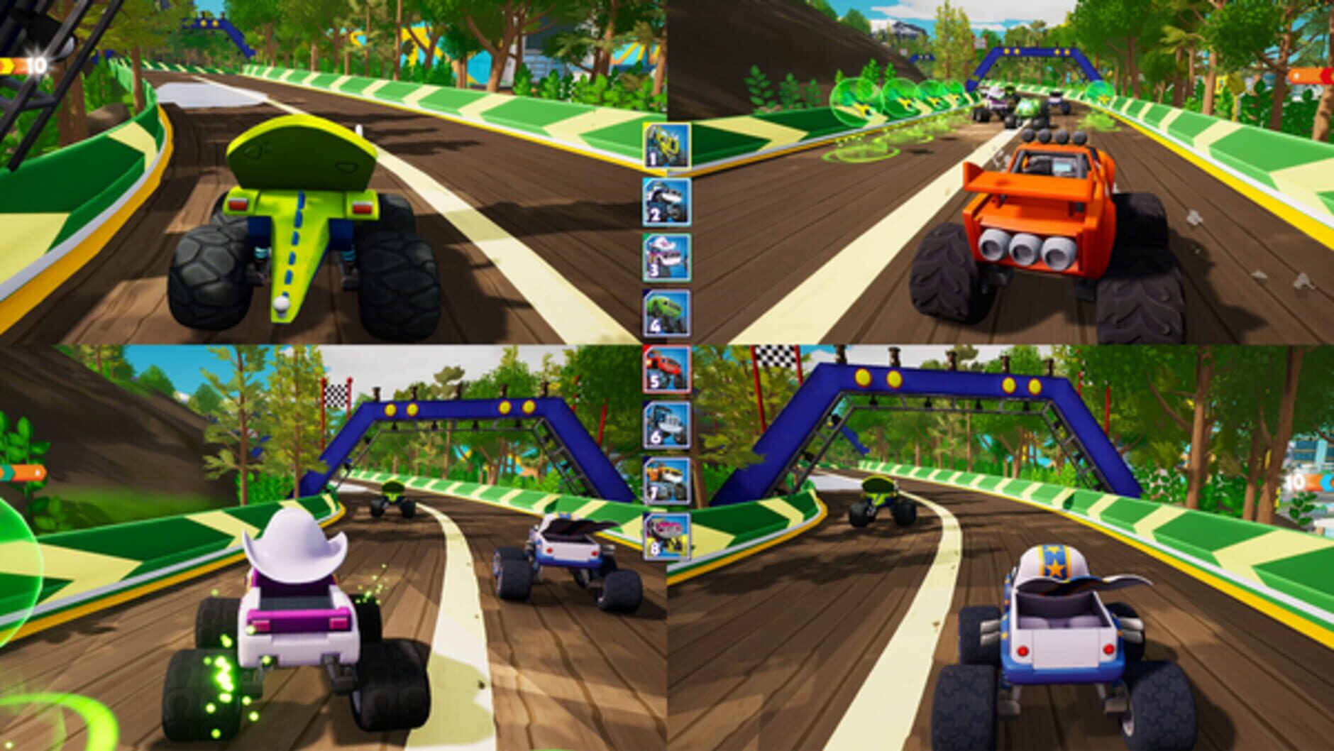 Screenshot for Blaze and the Monster Machines: Axle City Racers