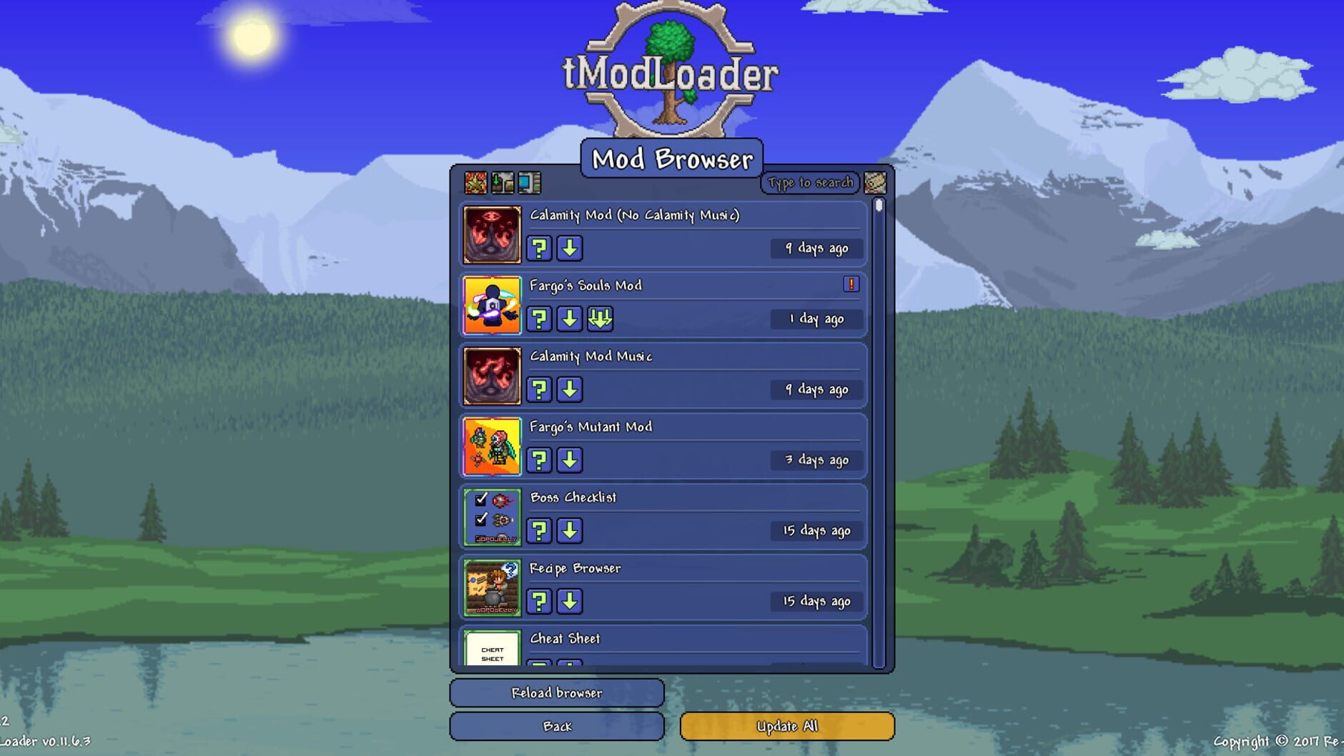 Screenshot for tModLoader