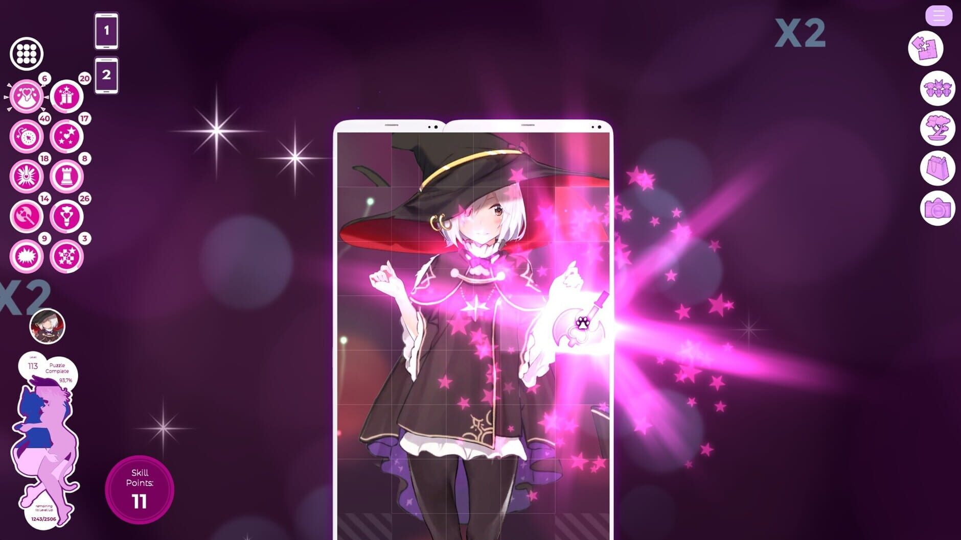 Screenshot for Mosaique Neko Waifus 3