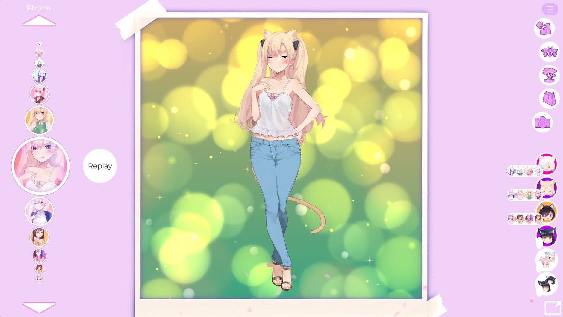 Screenshot for Mosaique Neko Waifus 3