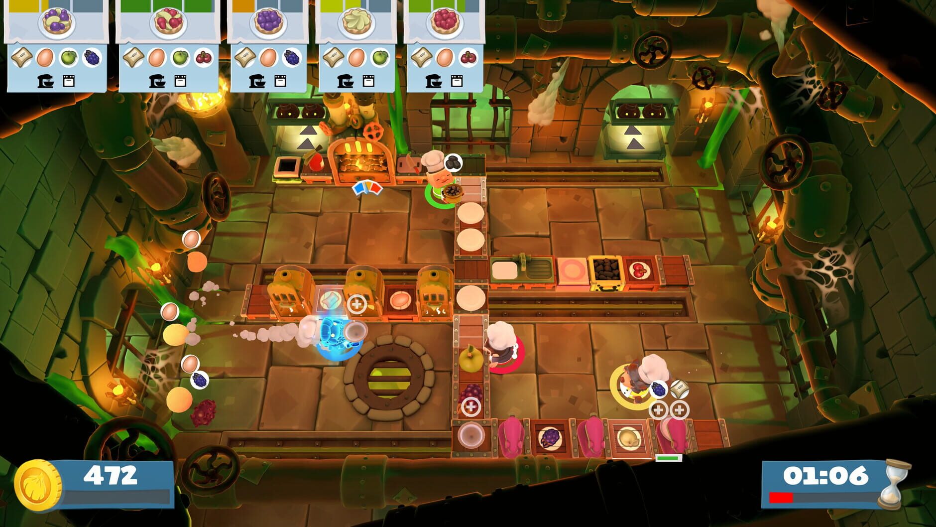 Screenshot for Overcooked! 2: Night of the Hangry Horde
