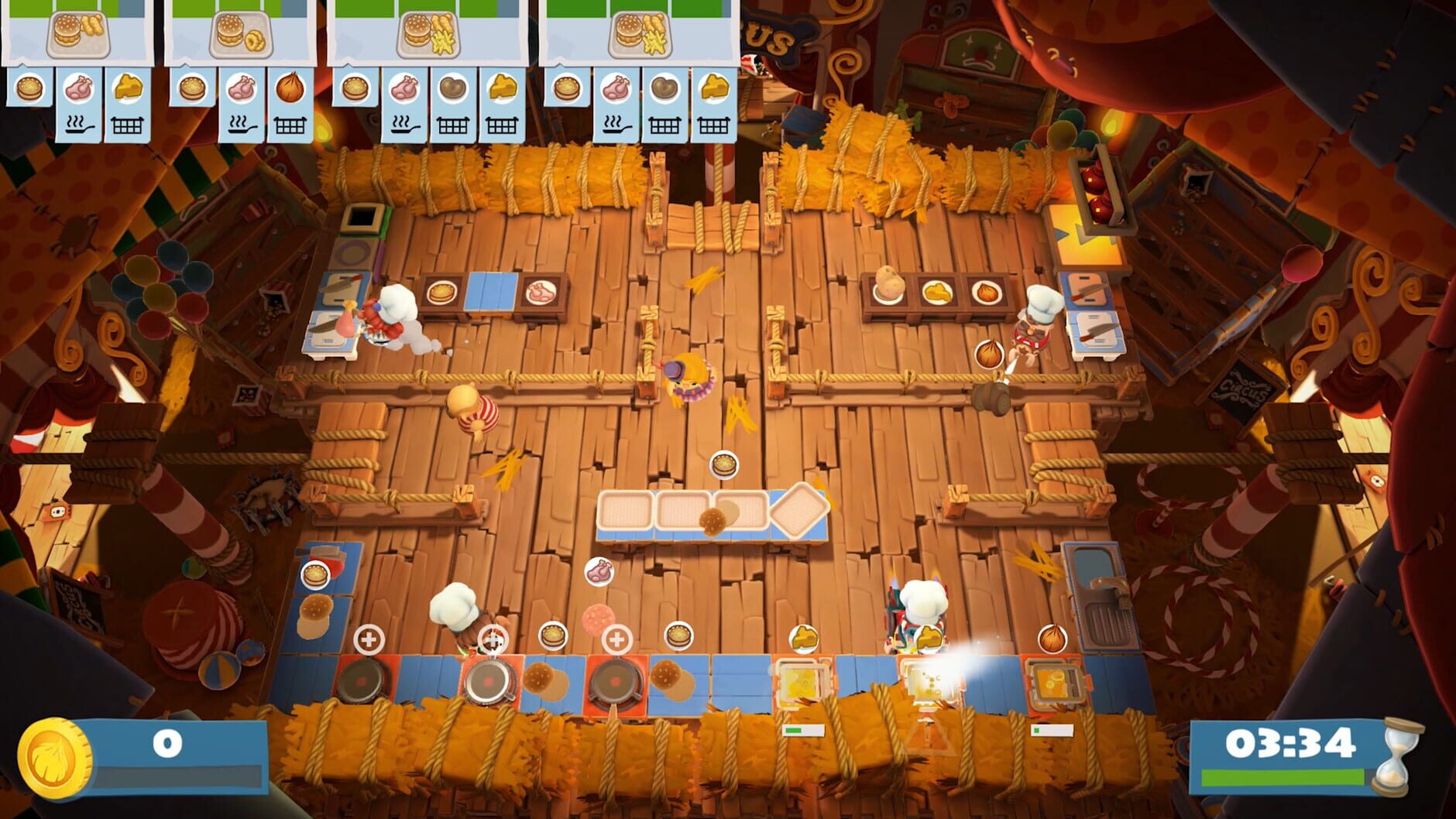 Screenshot for Overcooked! 2: Carnival of Chaos
