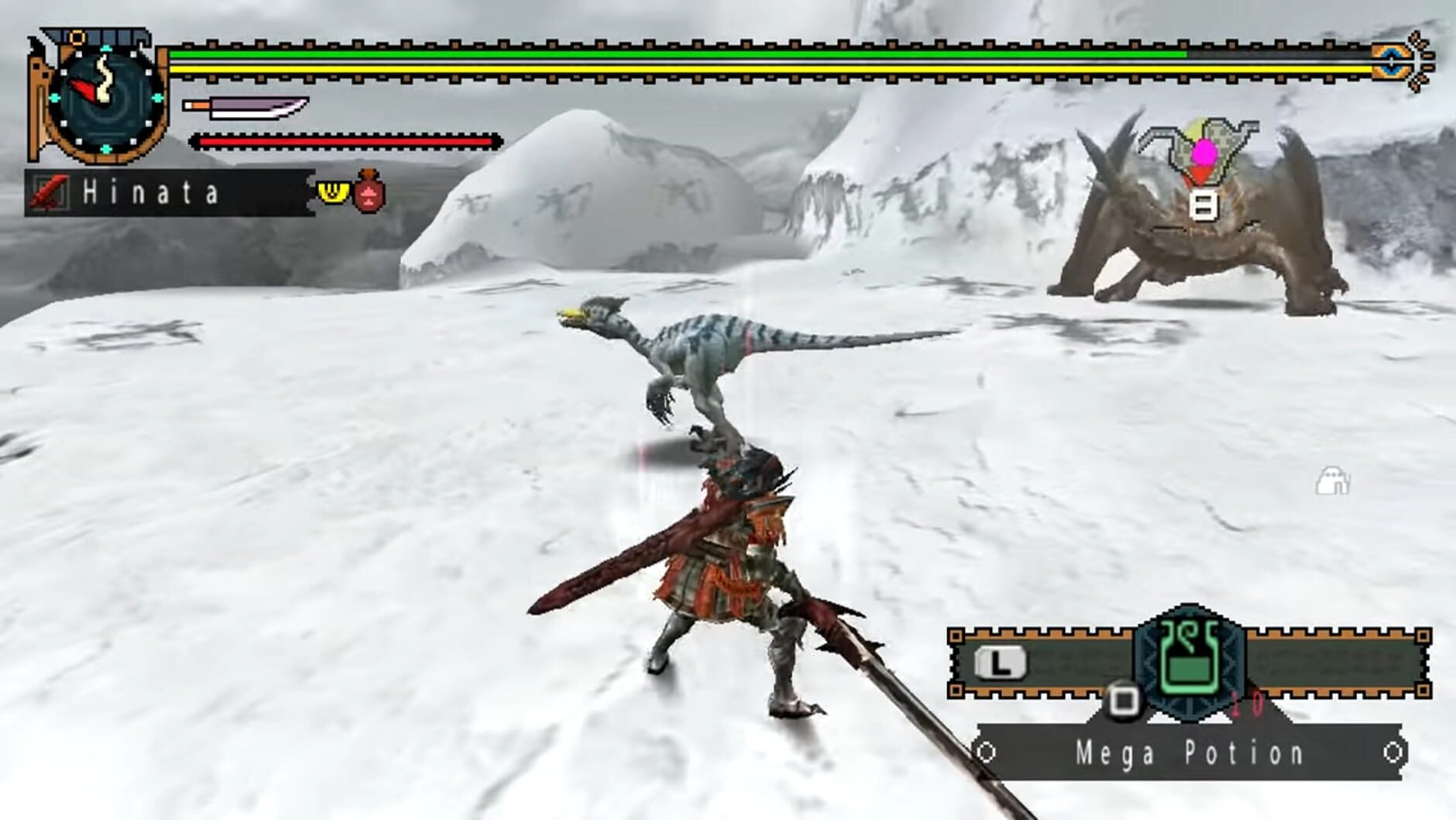 Screenshot for Monster Hunter Freedom 2