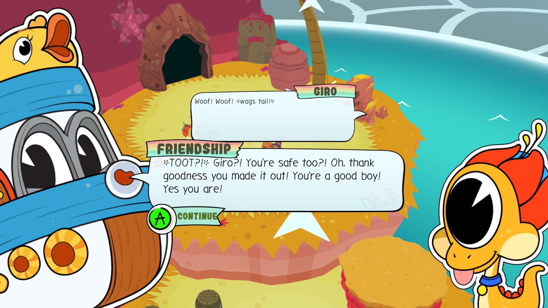 Screenshot for Rainbow Billy: The Curse of the Leviathan
