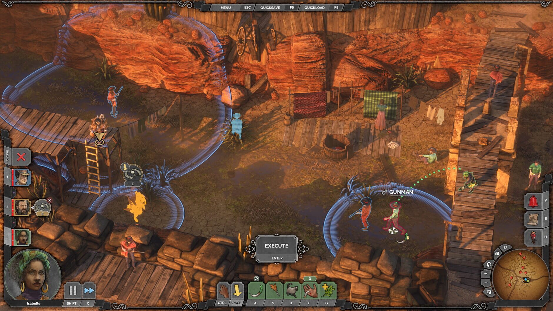 Screenshot for Desperados III: Money for the Vultures - Part 3: Once More With Feeling