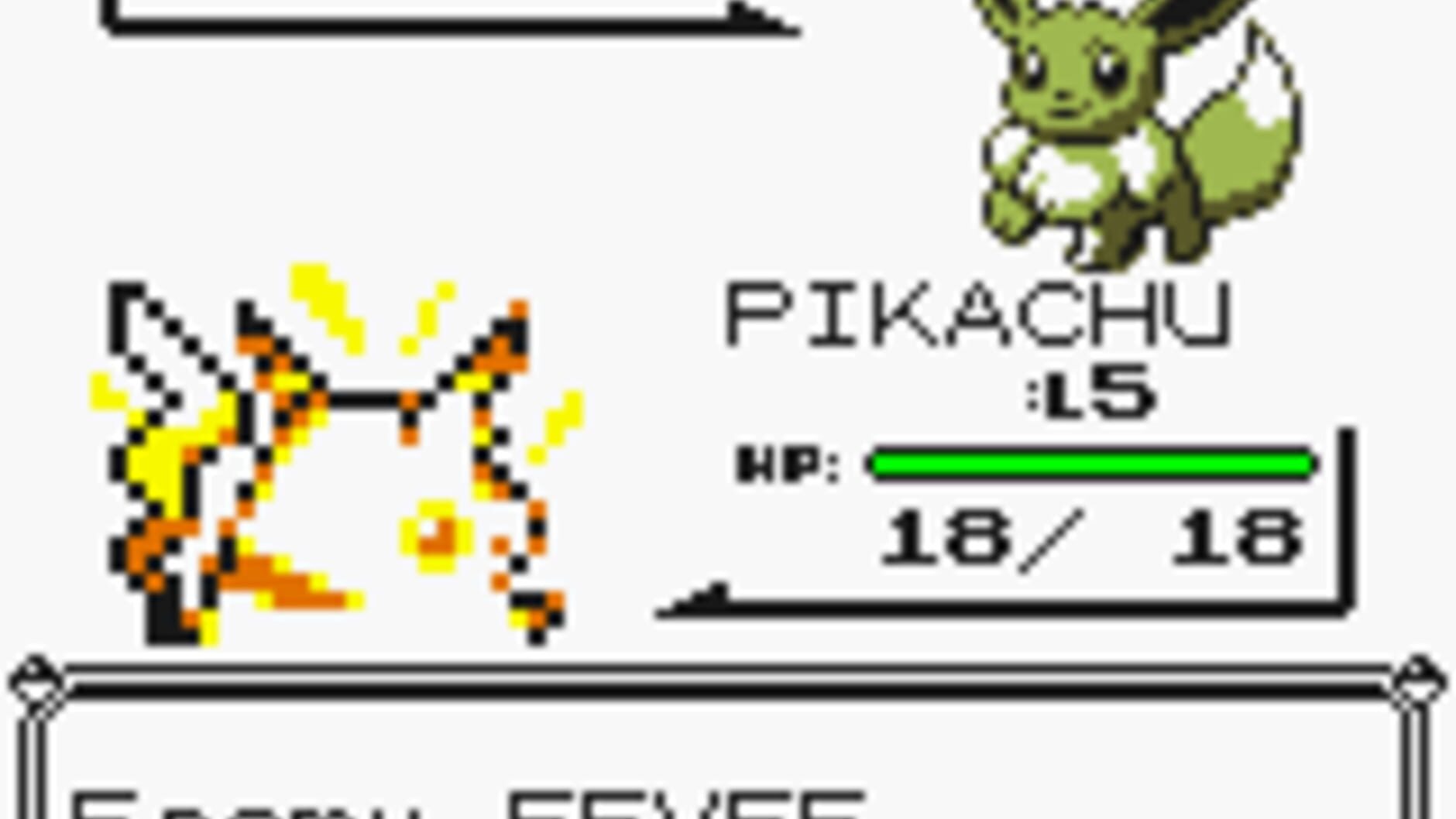 Screenshot for Pokémon Yellow Version: Special Pikachu Edition