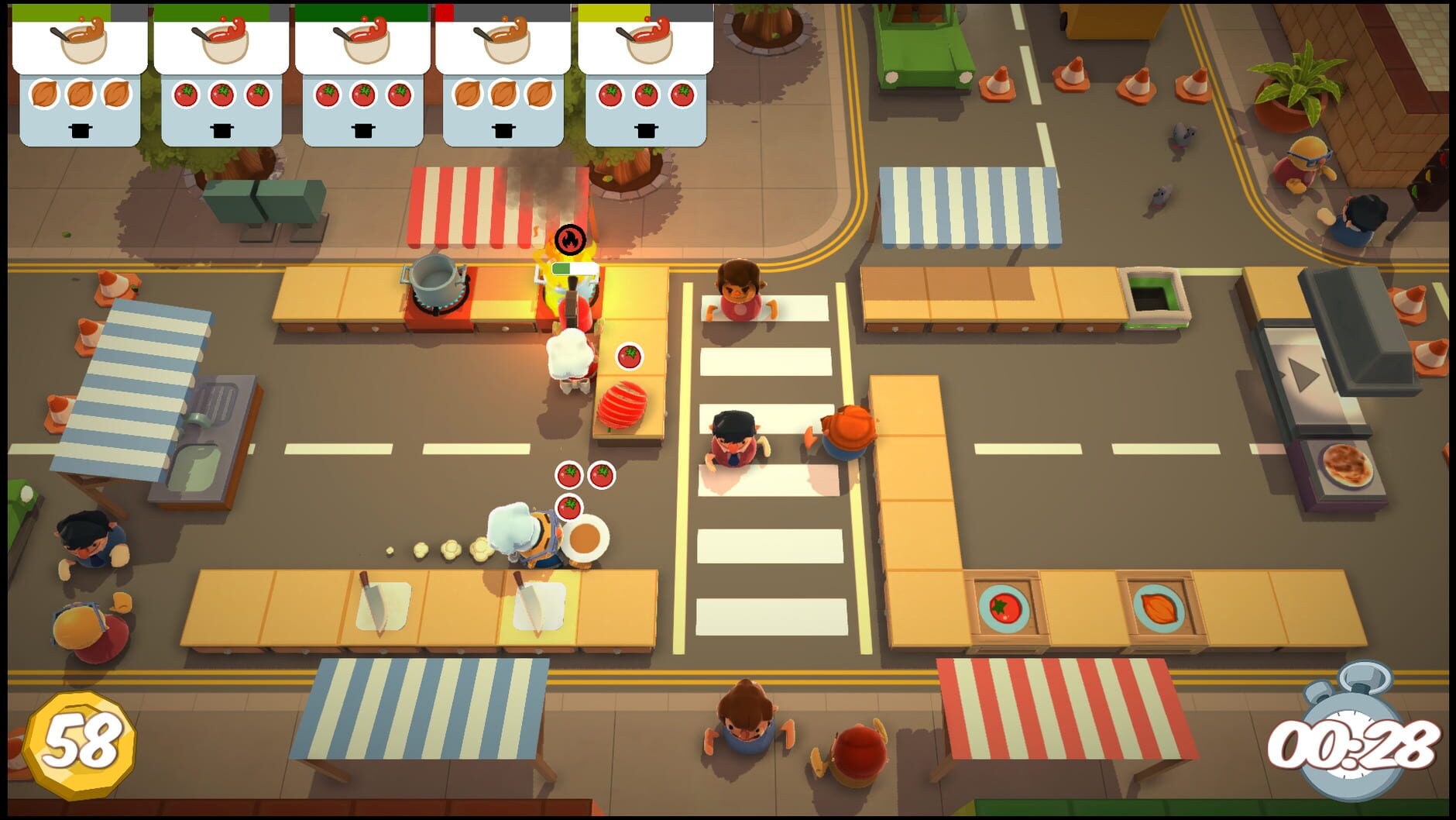 Screenshot for Overcooked! + Overcooked! 2