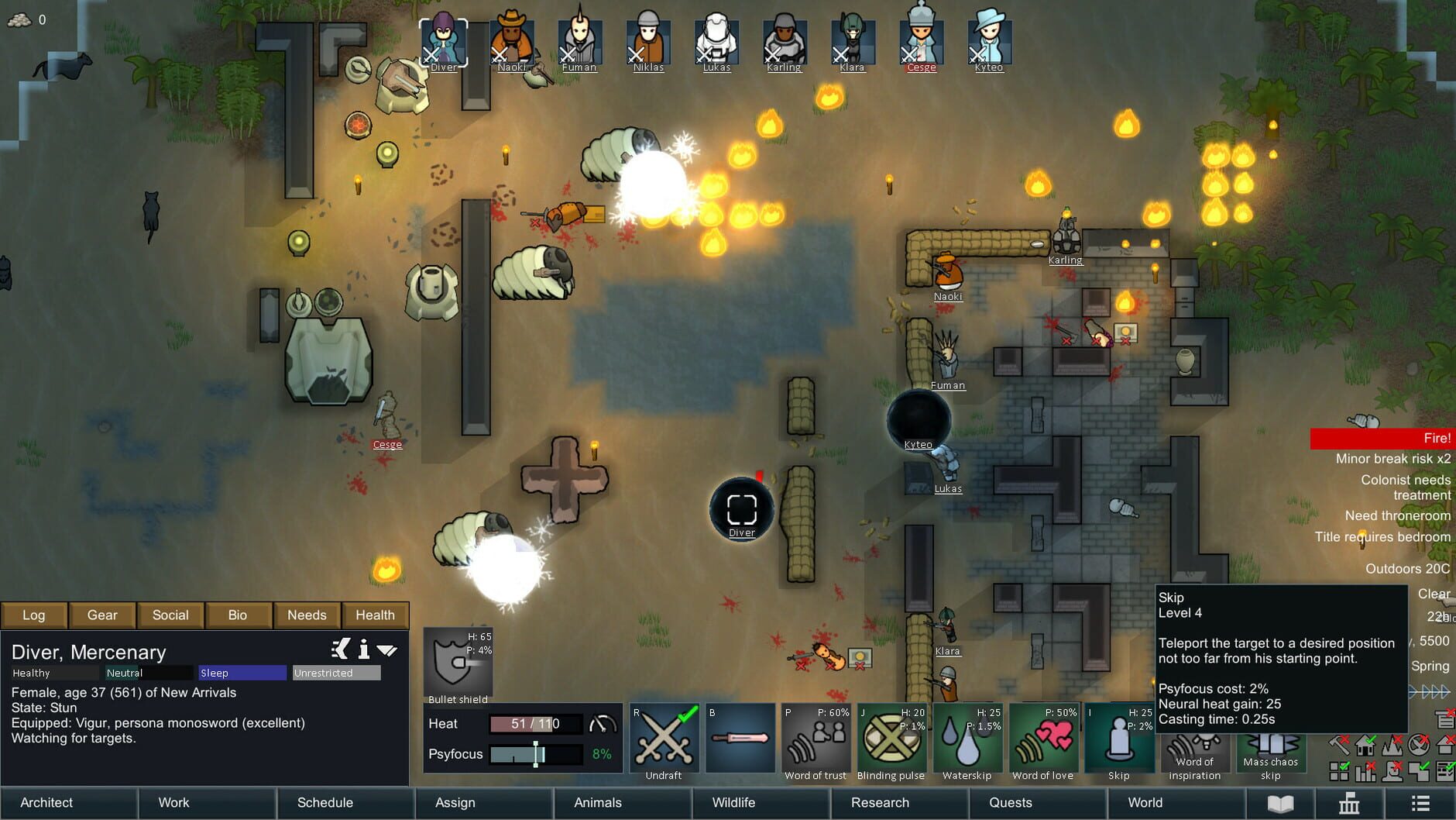 Screenshot for RimWorld: Royalty