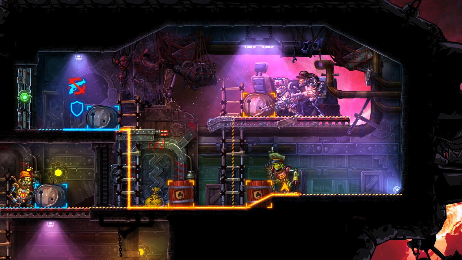 Screenshot for SteamWorld Heist: Hatbox - Hatful Eight + 2