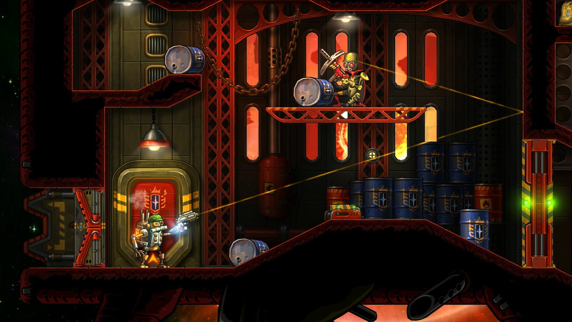 Screenshot for SteamWorld Heist: Hatbox - Hatful Eight + 2