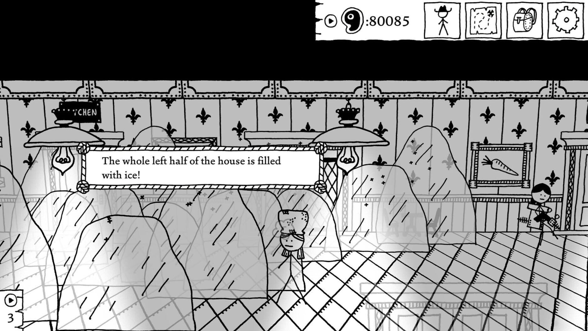 Screenshot for West of Loathing: Reckonin' at Gun Manor