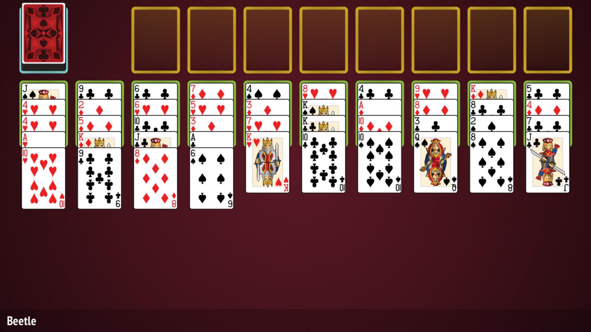 Screenshot for Spider Solitaire Collection