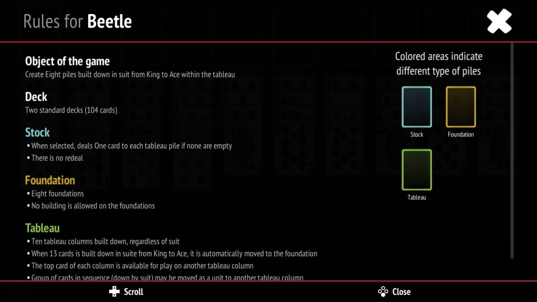 Screenshot for Spider Solitaire Collection