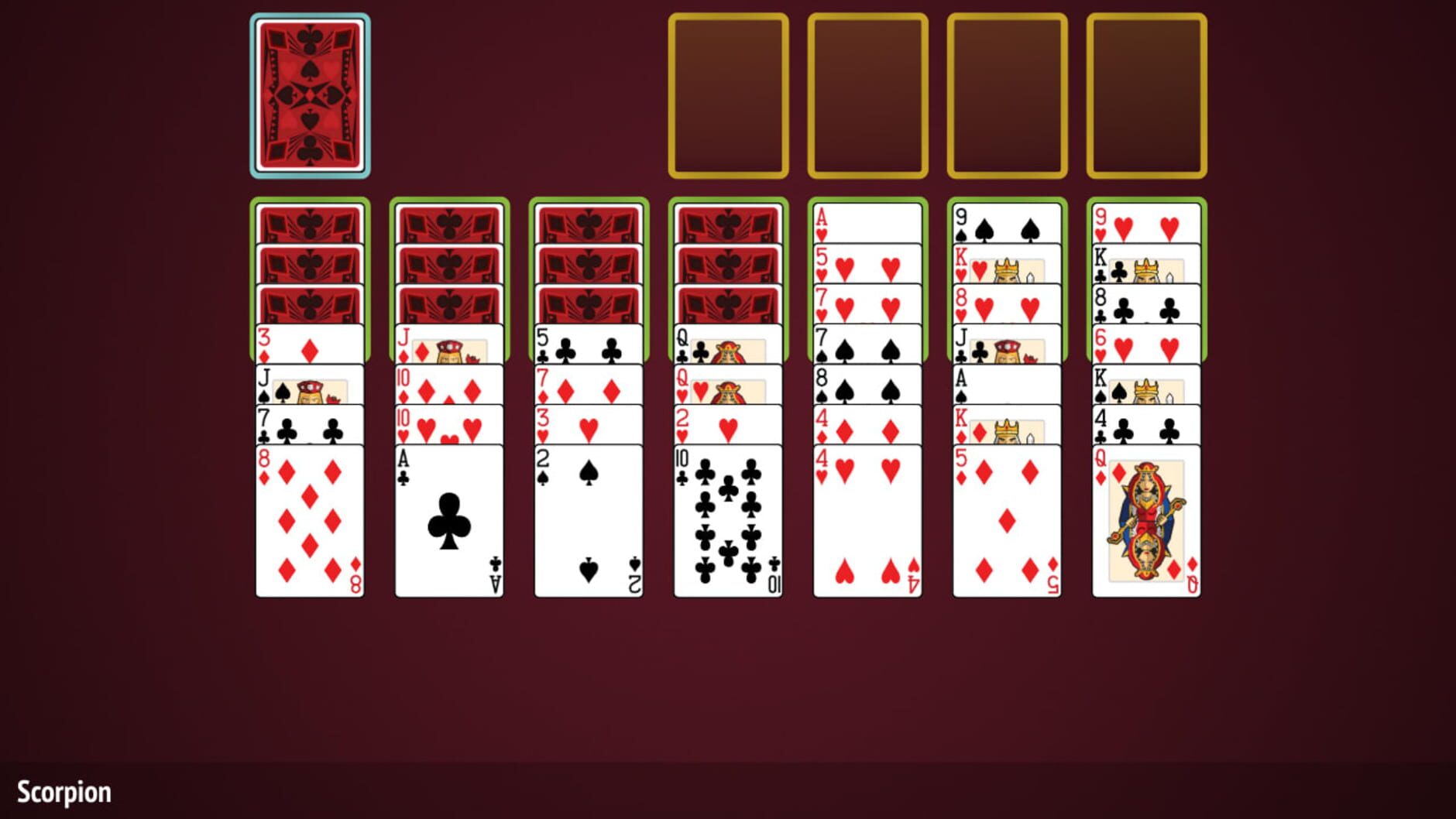 Screenshot for Spider Solitaire Collection