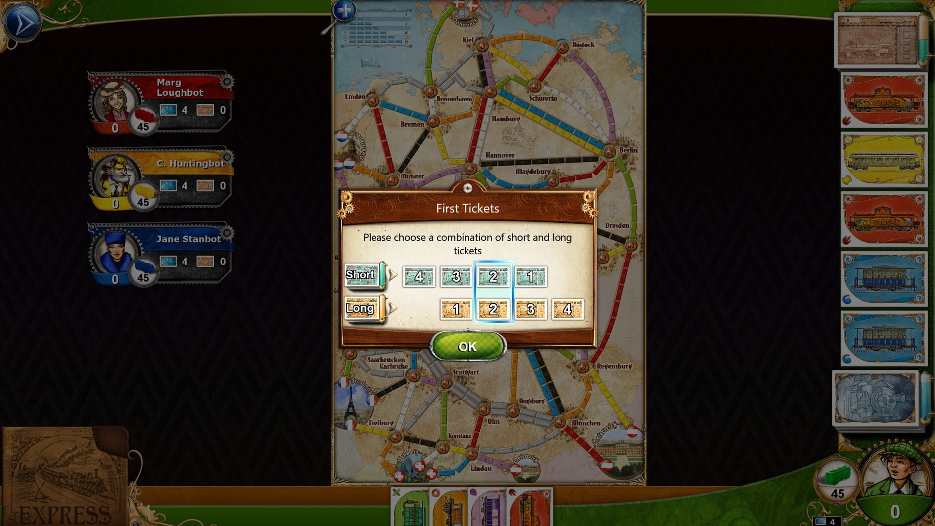 Screenshot for Ticket to Ride: Germany