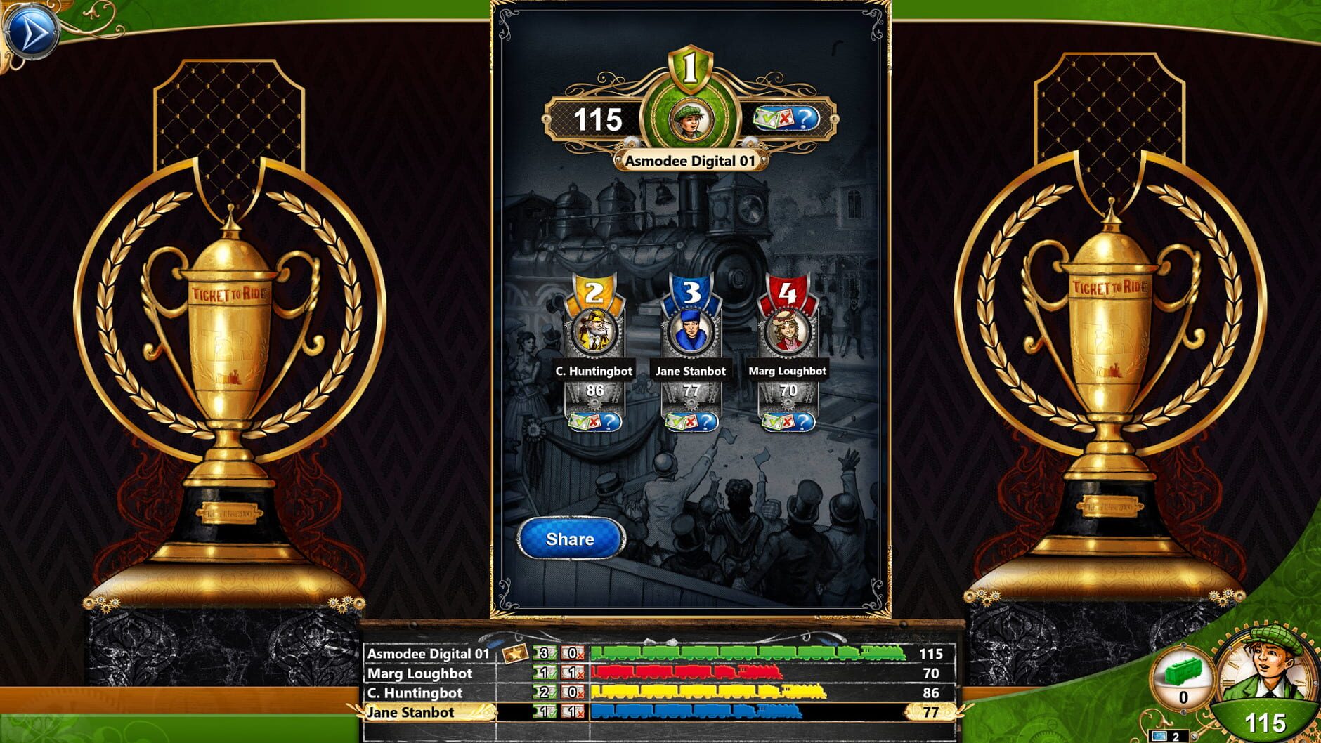 Screenshot for Ticket to Ride: Germany
