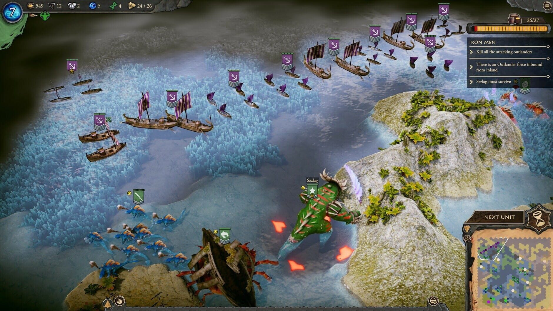 Screenshot for Fantasy General II: Evolution