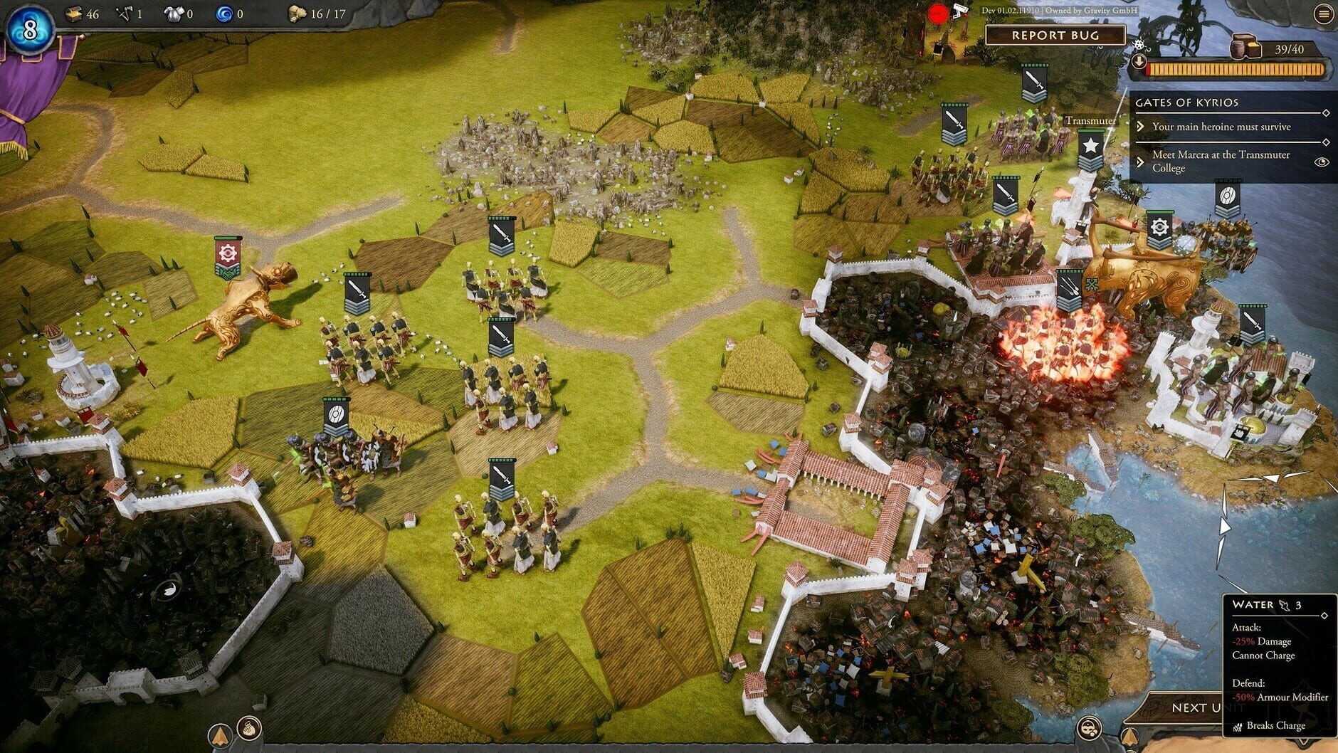 Screenshot for Fantasy General II: Empire Aflame