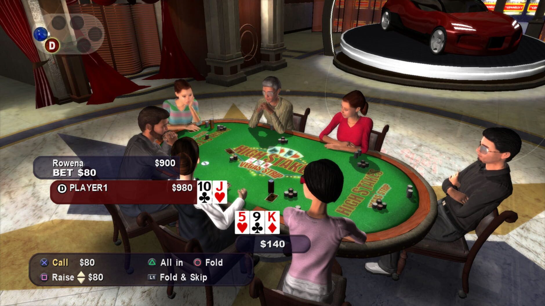 Screenshot for High Stakes on the Vegas Strip: Poker Edition