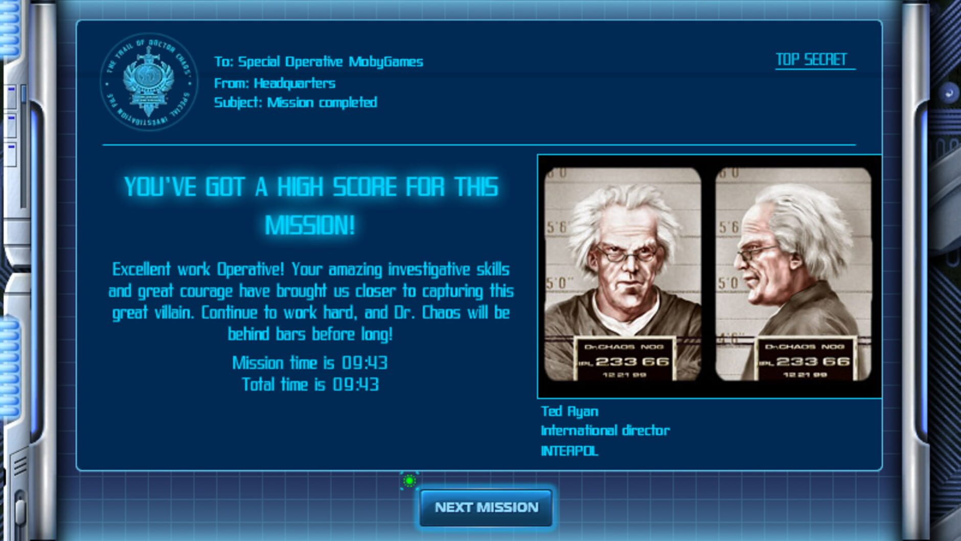 Screenshot for Interpol: The Trail of Dr. Chaos