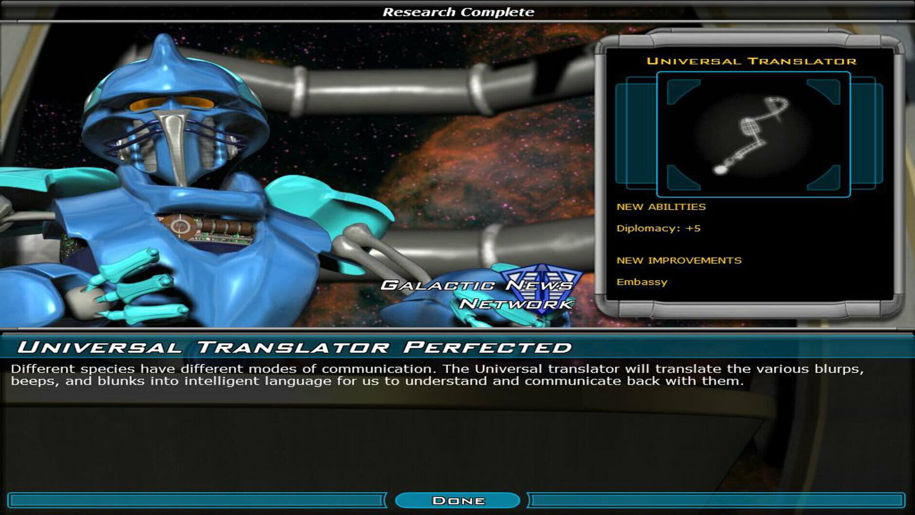 Screenshot for Galactic Civilizations II: Ultimate Edition