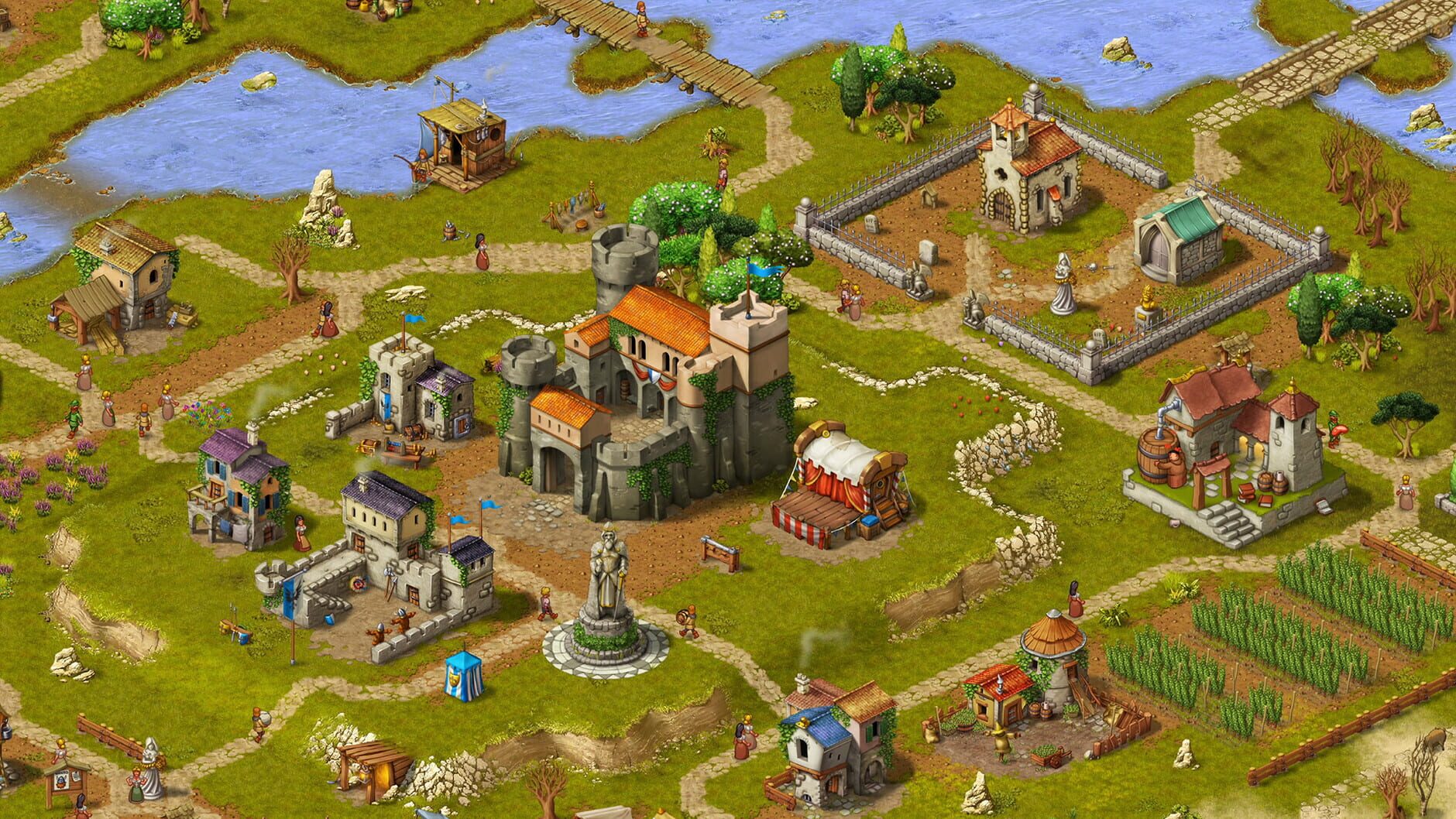 Screenshot for Townsmen: A Kingdom Rebuilt - The Seaside Empire